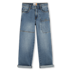 Wide adjustable-waist jeans TIMBERLAND 
                    BOY