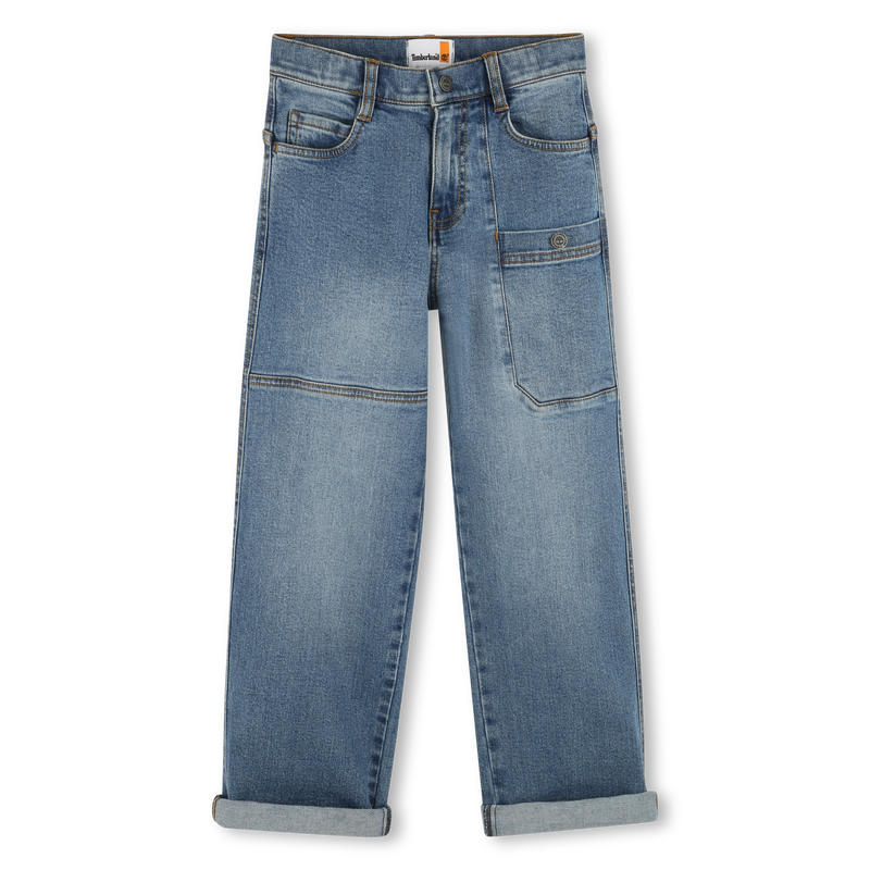 Wide adjustable-waist jeans TIMBERLAND 
                        BOY