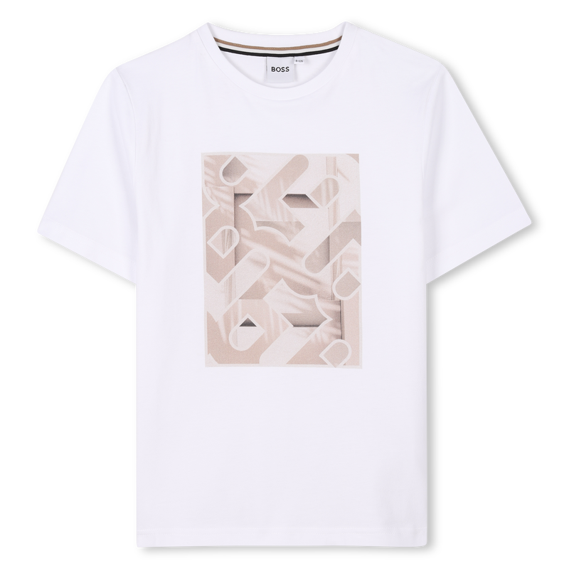 Short-sleeved cotton T-shirt BOSS 
                        BOY