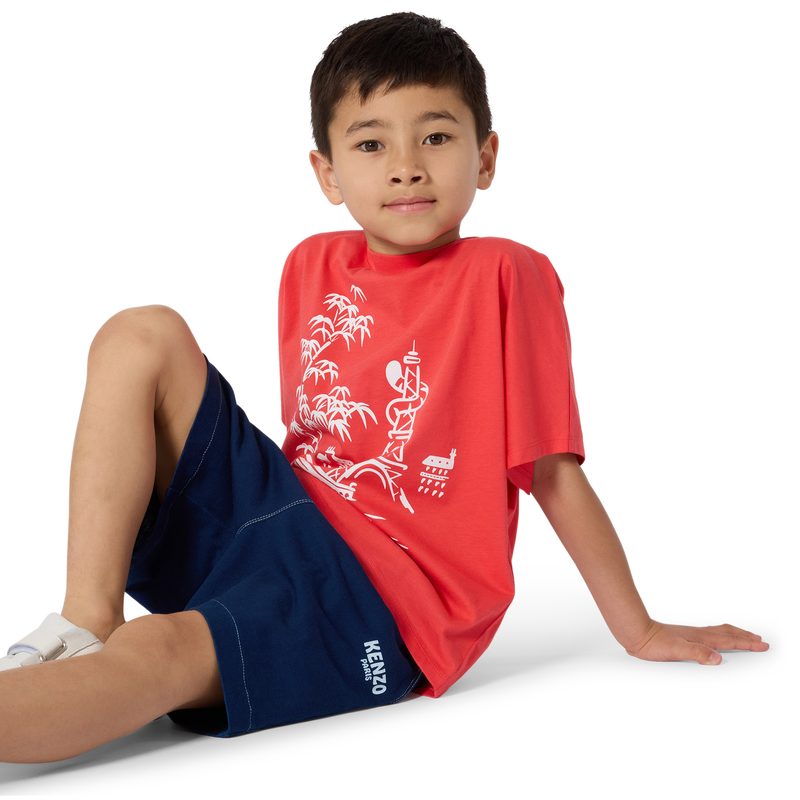 ELASTICATED WAIST BERMUDA SHORTS KENZO KIDS 
                        BOY