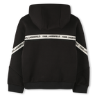 Hooded cardigan KARL LAGERFELD KIDS 
                    BOY