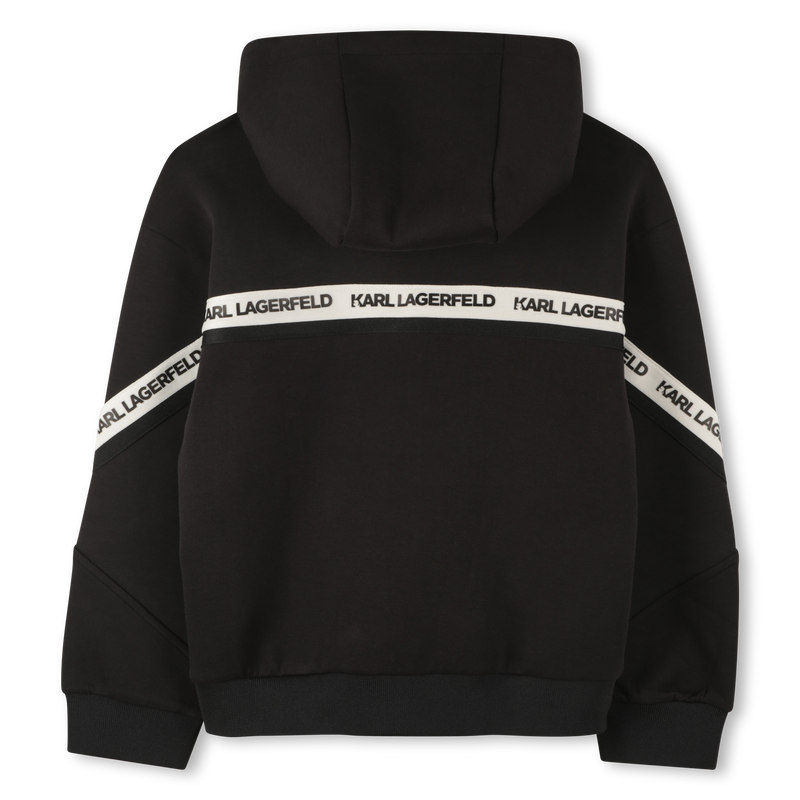 Hooded cardigan KARL LAGERFELD KIDS 
                        BOY
