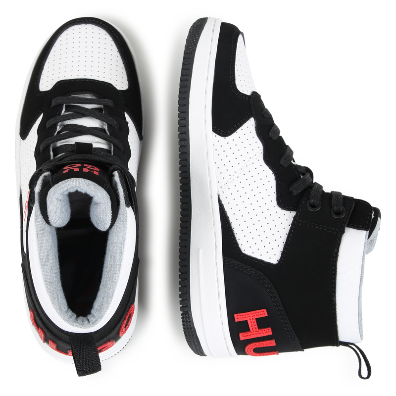 High-Top Lace-Up Sneakers HUGO 
                        BOY