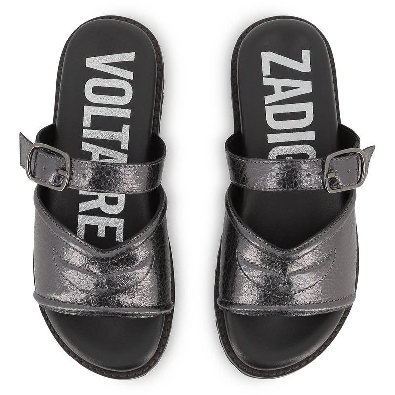 Cowhide leather sandals ZADIG & VOLTAIRE 
                        GIRL