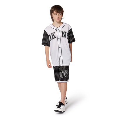 Loose-fit press-stud shirt DKNY UNISEX