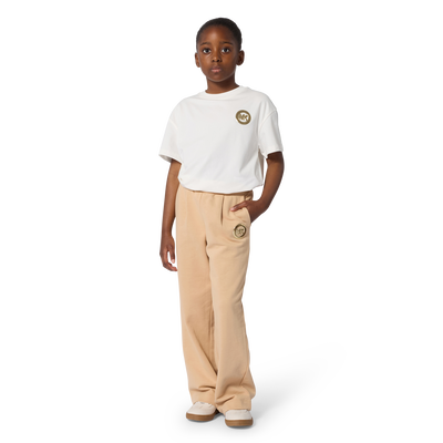 FLOWING TROUSERS WITH ELASTIC WAIST MICHAEL KORS GIRL