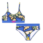 Palm-print two-piece swimsuit KENZO KIDS 
                    GIRL