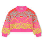 Knitted sweater with heart patterns BILLIEBLUSH 
                    GIRL