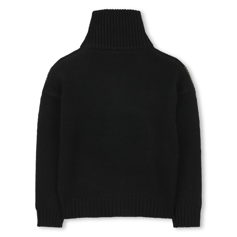 Sweater with stand-up zip collar HUGO 
                        BOY
