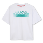 Short-sleeved T-shirt, WHITE, hi-res