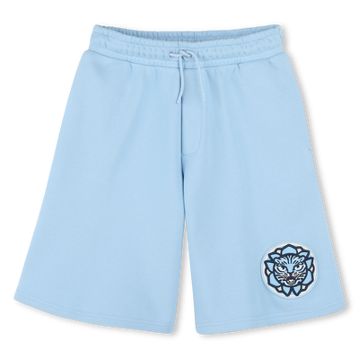 Cotton fleece Bermuda shorts KENZO KIDS BOY