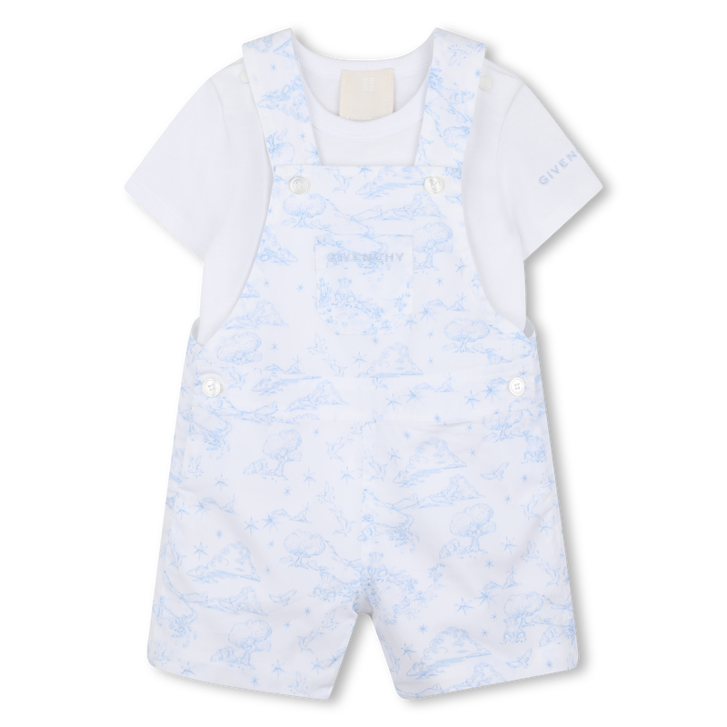 T-SHIRT AND OVERALLS SET GIVENCHY 
                        UNISEX