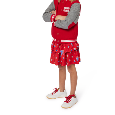 Embroidered woollen jacket KENZO KIDS GIRL