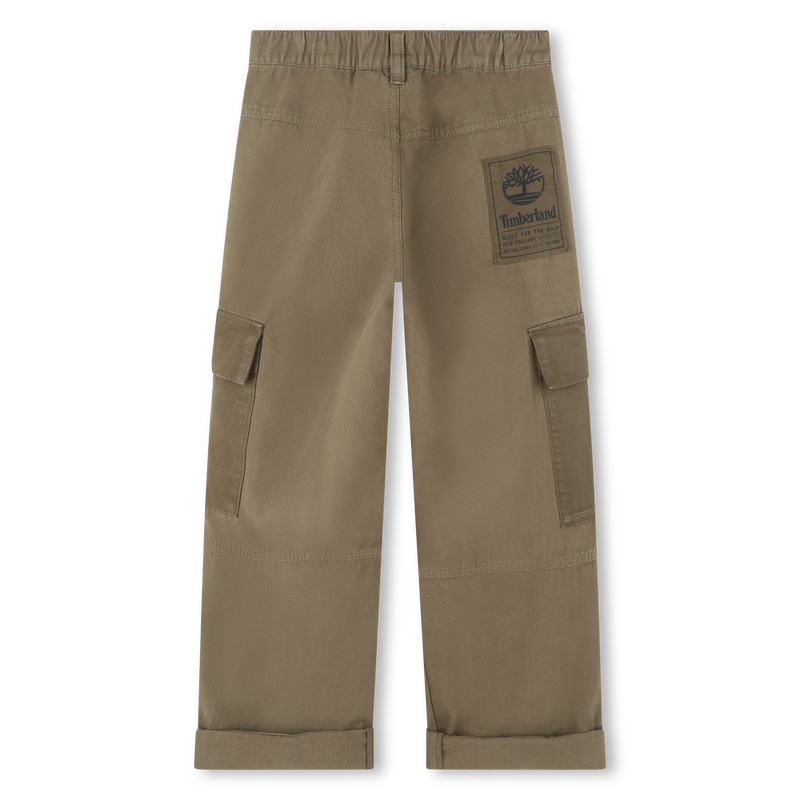 Cotton multi-pocket trousers TIMBERLAND 
                        BOY