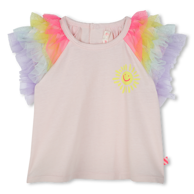 Short-sleeved cotton T-shirt BILLIEBLUSH GIRL
