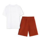 Cotton T-shirt and shorts BOSS 
                    BOY