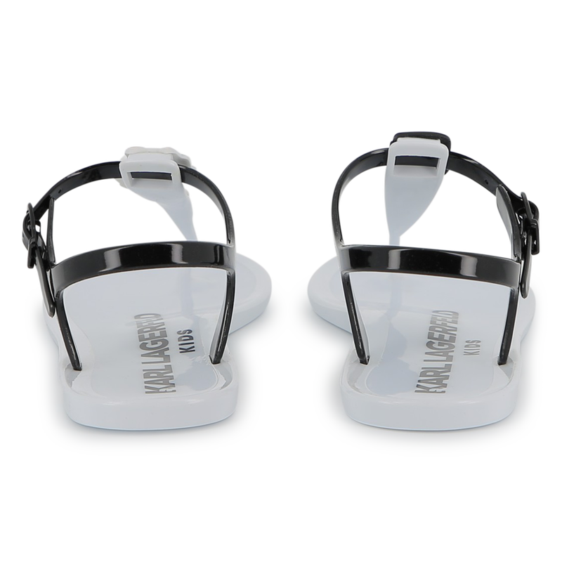 SANDALS WITH ADJUSTABLE STRAPS KARL LAGERFELD KIDS 
                        GIRL