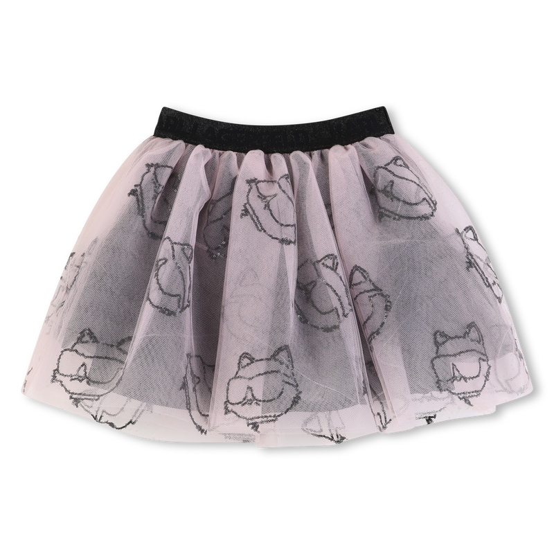 T-SHIRT AND SKIRT SET KARL LAGERFELD KIDS 
                        GIRL