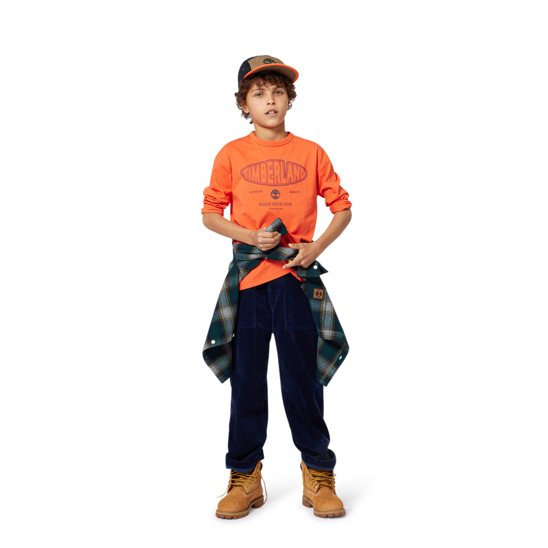 Long-sleeved jersey T-shirt TIMBERLAND 
                        BOY