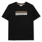 Short-sleeved t-shirt, BLACK, hi-res