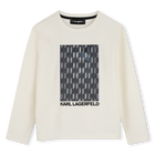 Long sleeve t-shirt KARL LAGERFELD KIDS 
                    BOY