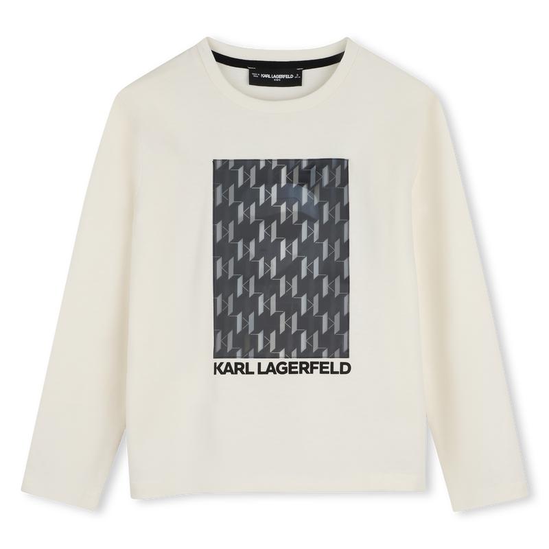 Long sleeve t-shirt KARL LAGERFELD KIDS 
                        BOY