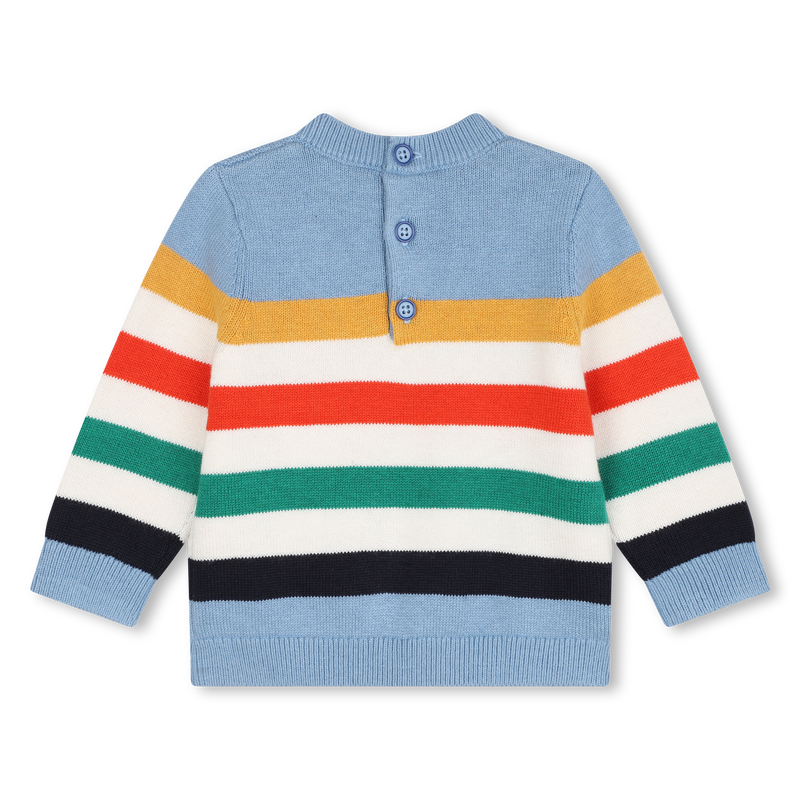 Striped knitted jumper CARREMENT BEAU 
                        BOY