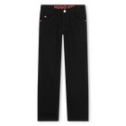 Cotton-rich straight-leg jeans HUGO 
                    BOY
