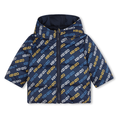 Water-repellent puffer jacket KENZO KIDS BOY