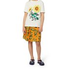 T-shirt with sunflower print KENZO KIDS 
                    UNISEX