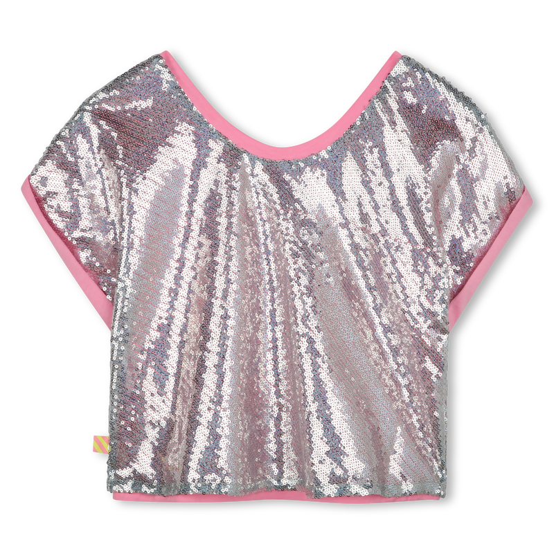Loose-fit sequin T-shirt BILLIEBLUSH 
                        GIRL