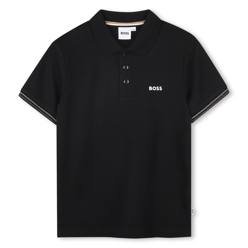 Tricolour-stripe polo shirt BOSS 
                        BOY