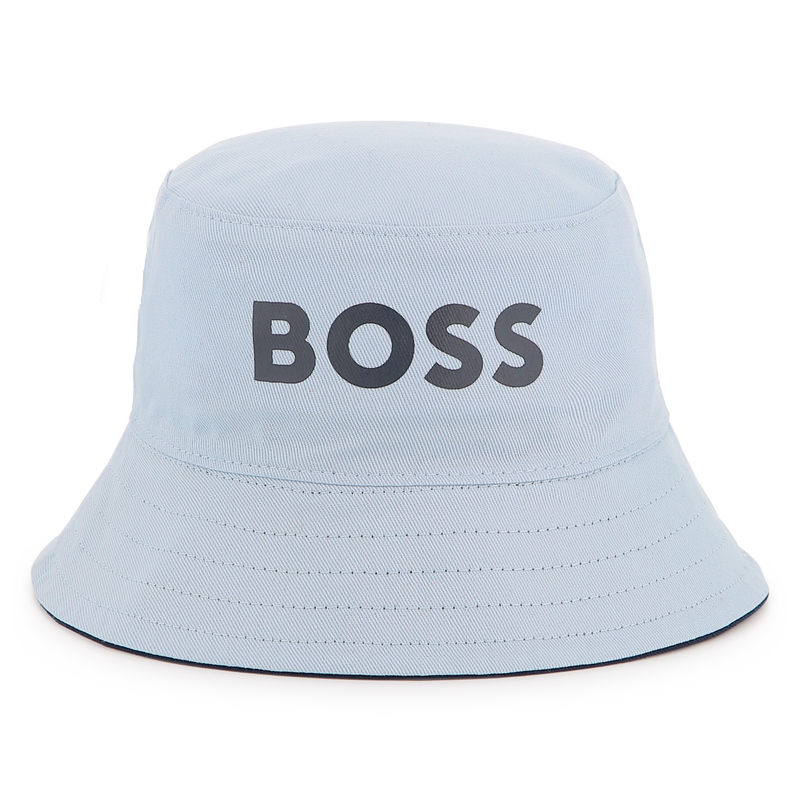 Reversible cotton bucket hat BOSS 
                        BOY