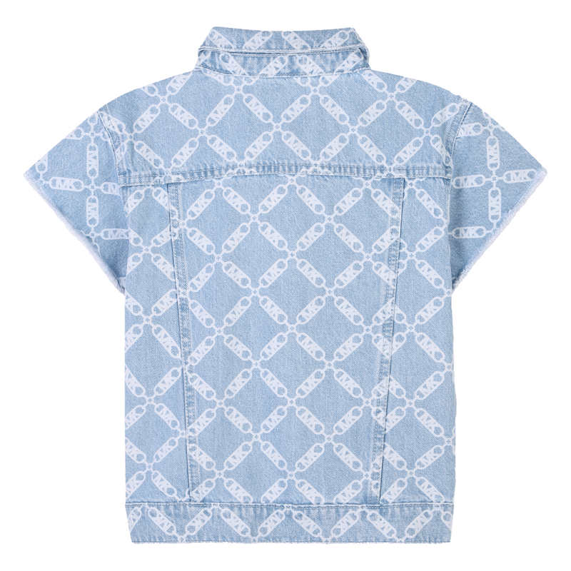 Short-sleeved denim jacket MICHAEL KORS 
                        GIRL