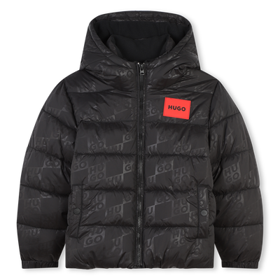 Zip-up printed parka HUGO BOY