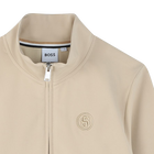 Plain zipped sweatshirt BOSS 
                    BOY