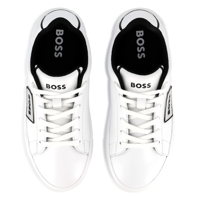 Cowhide leather sneakers BOSS 
                        BOY