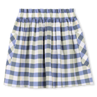 Chequered cotton skirt KENZO KIDS 
                    GIRL
