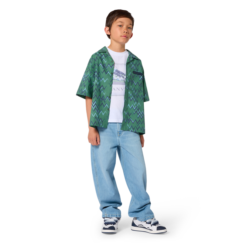 SHORT SLEEVE SHIRT LANVIN 
                        BOY
