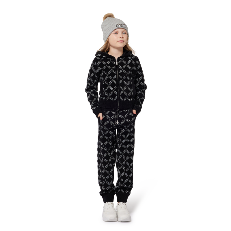 Zip-up hooded cardigan MICHAEL KORS 
                        GIRL