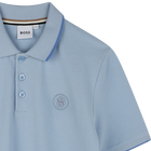 Straight cotton polo shirt BOSS 
                    BOY