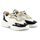 Bi-material lace-up trainers HUGO 
                    BOY