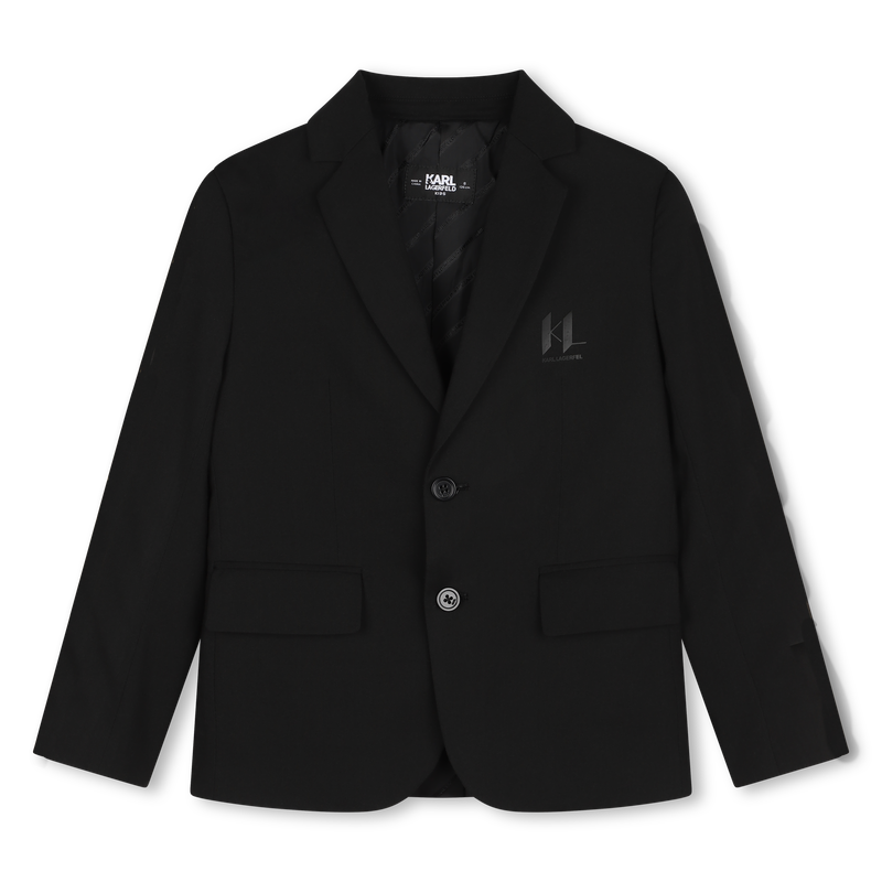Formal jacket with stripes KARL LAGERFELD KIDS 
                        BOY