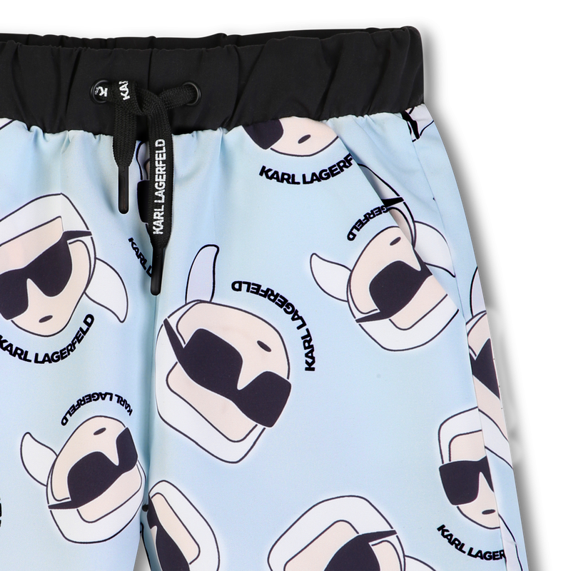 T-SHIRT AND SWIM SHORTS SET KARL LAGERFELD KIDS 
                        BOY