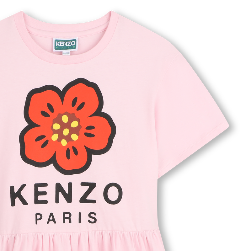 DRESS GATHERED AT THE WAIST KENZO KIDS 
                        GIRL