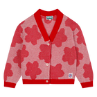 Buttoned flower cardigan KENZO KIDS 
                    GIRL