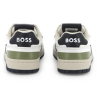 Dual-fabric lace-up trainers BOSS 
                    BOY
