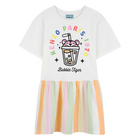 Shiny print dress KENZO KIDS 
                    GIRL
