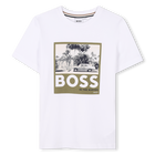Short-sleeved cotton T-shirt, DARK GREEN, hi-res