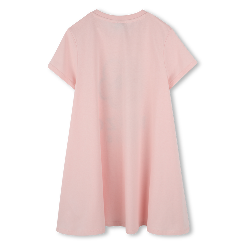 Loose dress with logo print KENZO KIDS 
                        GIRL